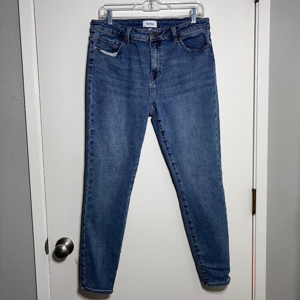 Pistola Revolve Medium Wash Skinny Denim Ankle Jeans Women's Size 31